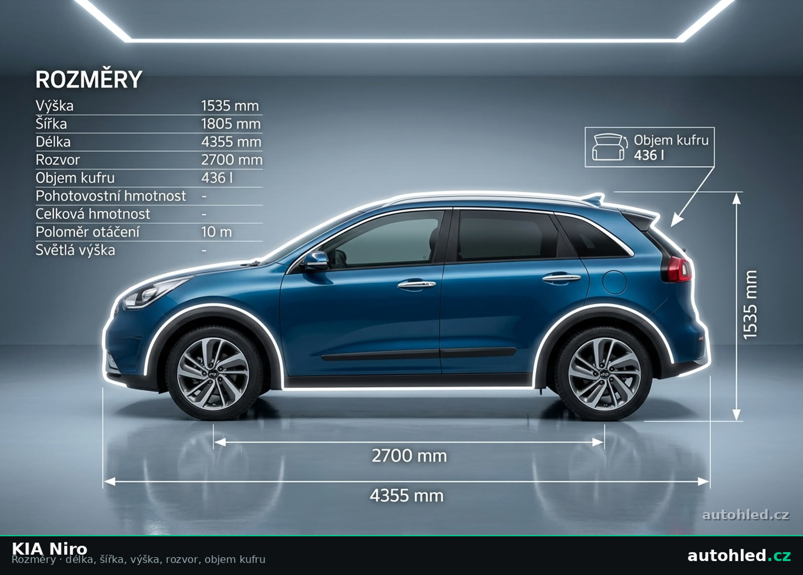 KIA Niro délka